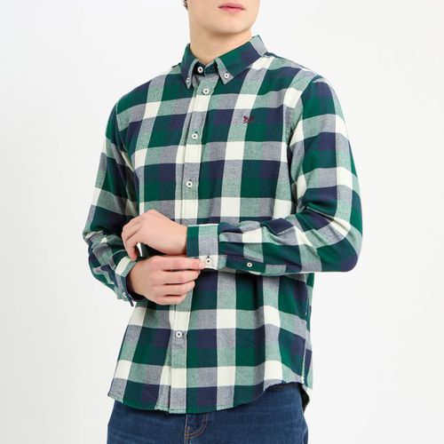 Green Flannel Check Shirt - Crew Clothing - Modalova