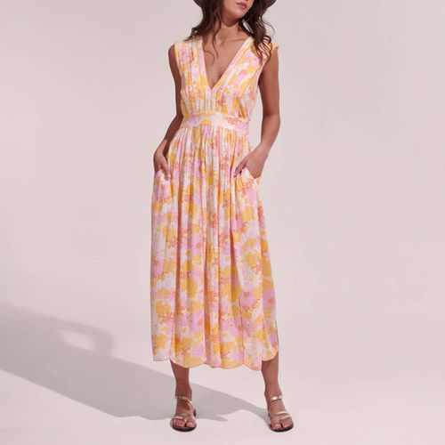 Yellow Agnes Long Dress - Poupette St Barth - Modalova