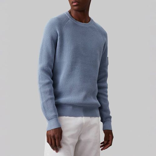 Blue Badge Cotton Jumper - Calvin Klein - Modalova