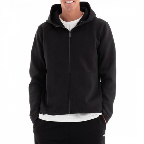 Black Spacer Zip Hooded Jacket - Calvin Klein - Modalova