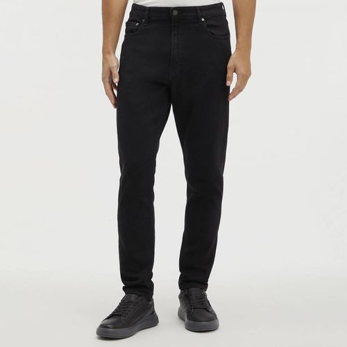 Black Tapered Stretch Jeans - Calvin Klein - Modalova