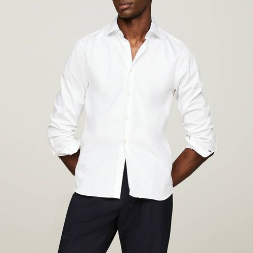 White Long Sleeve Shirt - Tommy Hilfiger - Modalova