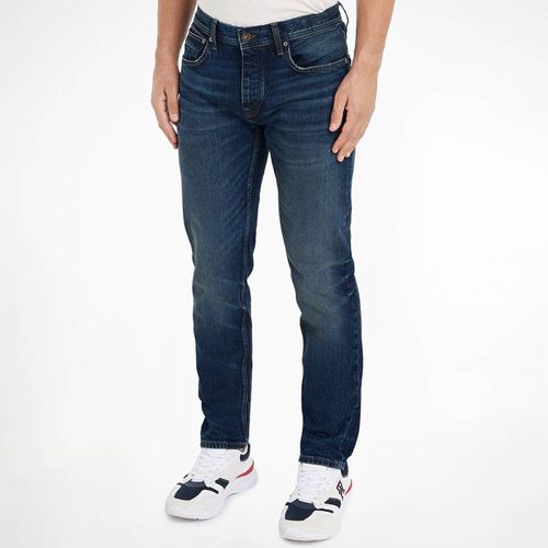 Dark Blue Denton Sraight Jeans - Tommy Hilfiger - Modalova