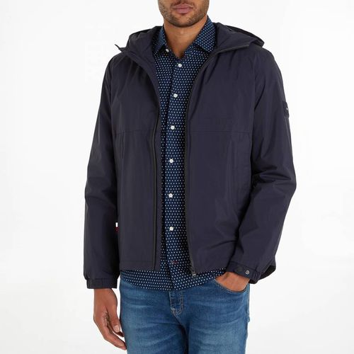 Navy Portland Hooded Jacket - Tommy Hilfiger - Modalova