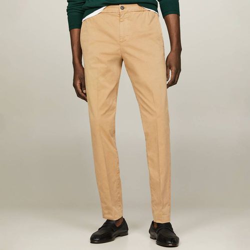 Camel Harlem Tapared Trousers - Tommy Hilfiger - Modalova