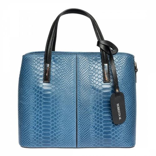 Roberta M Blue Top Handle Bag - Roberta M - Modalova