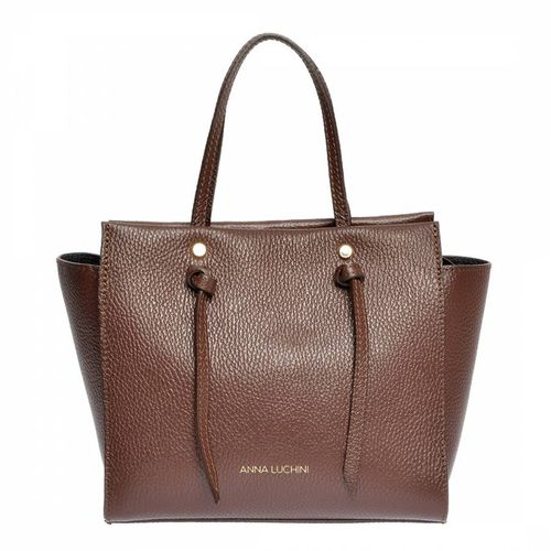 Anna Luchini Brown Tote Bag - Anna Luchini - Modalova