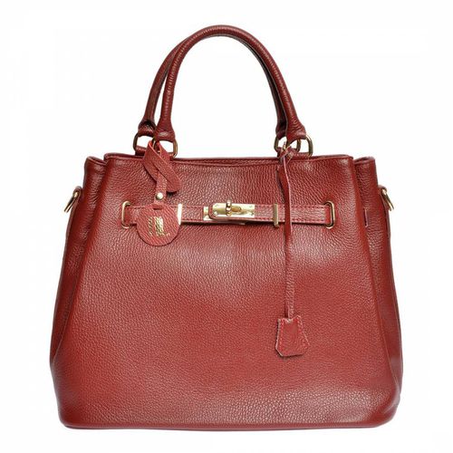 Anna Luchini Red Handbag - Anna Luchini - Modalova