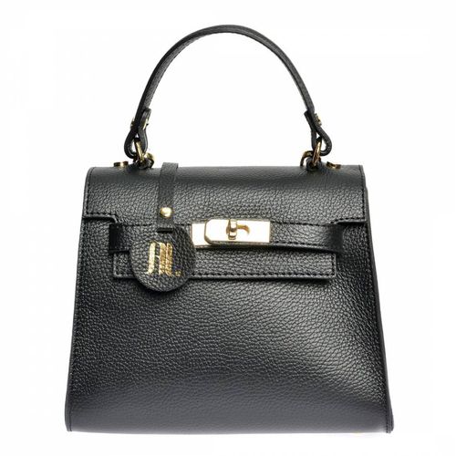 Anna Luchini Black Top Handle Bag - Anna Luchini - Modalova