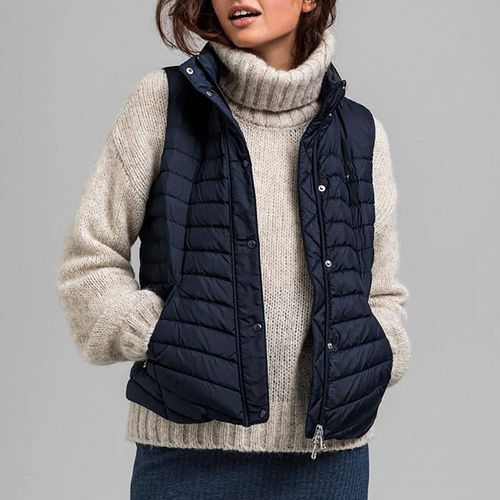 Navy Light Down Gilet - Gant - Modalova