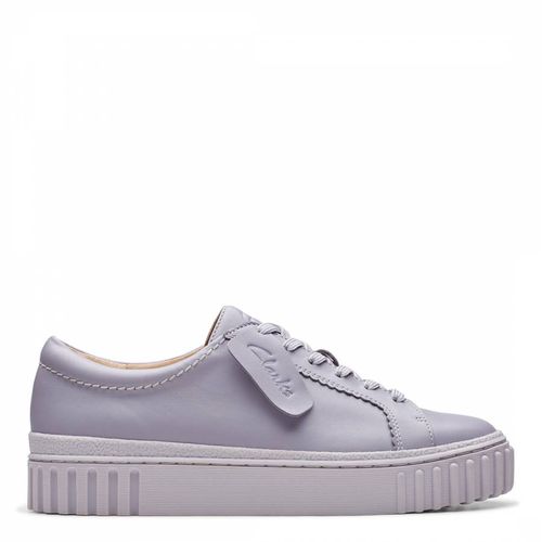 Women's Lilac Mayhill Walk Leather Trainers - Clarks - Modalova