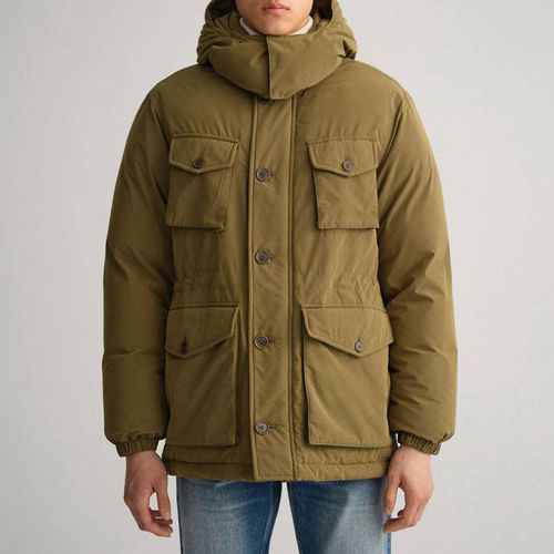 Khaki Down Parka Jacket - Gant - Modalova