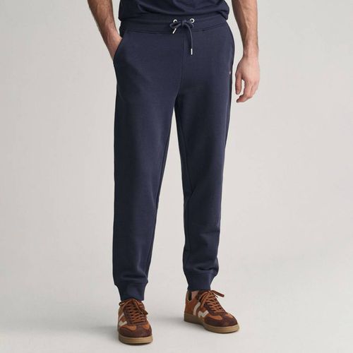 Navy Original Shield Drawstring Joggers - Gant - Modalova