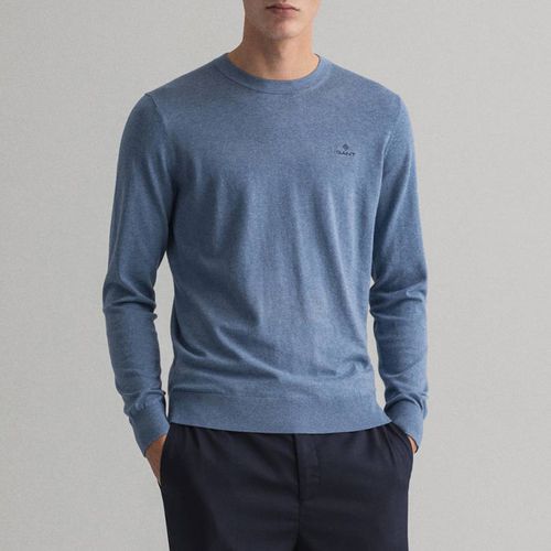 Cotton Cashmere Crew Neck Jumper - Gant - Modalova