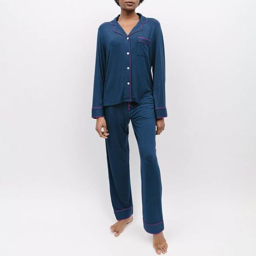 Blue Southbank Liva Modal Jersey Pyjama Set - Fable & Eve - Modalova