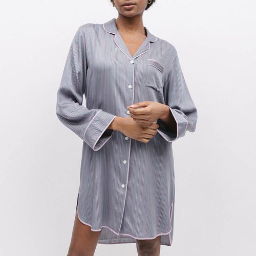 Highgate Printed Stripe Nightshirt - Fable & Eve - Modalova