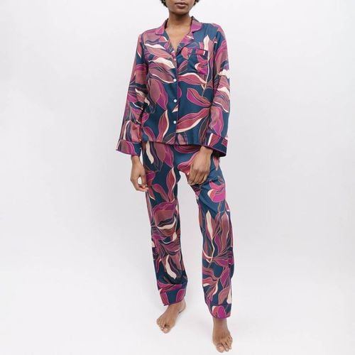 Southbank Leaf Print Pyjama Set - Fable & Eve - Modalova