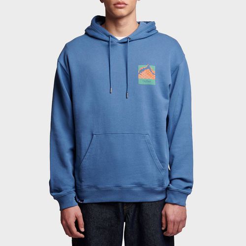 Blue Relaxed Fit Circle Logo Hoodie - Penfield - Modalova