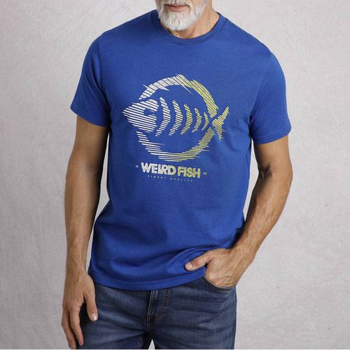 Blue Velocity Printed T-Shirt - Weird Fish - Modalova