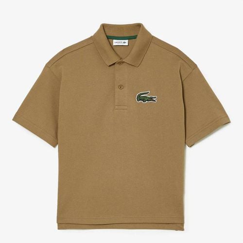 Teen Unisex Camel Croc Cotton Polo Shirt - Lacoste - Modalova