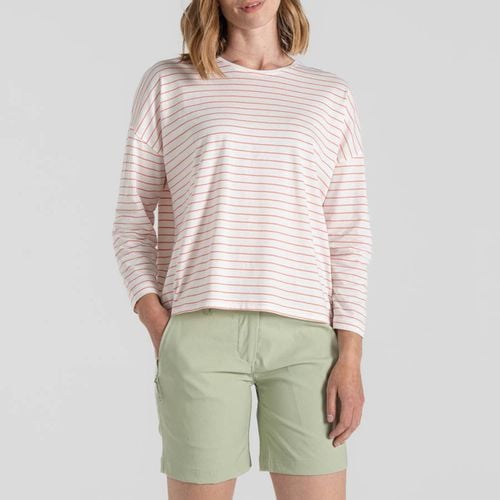 Pink/White Kielder Cotton T-Shirt - Craghoppers - Modalova