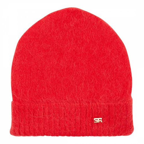 Red Wool Blend Beanie - Sonia Rykiel - Modalova