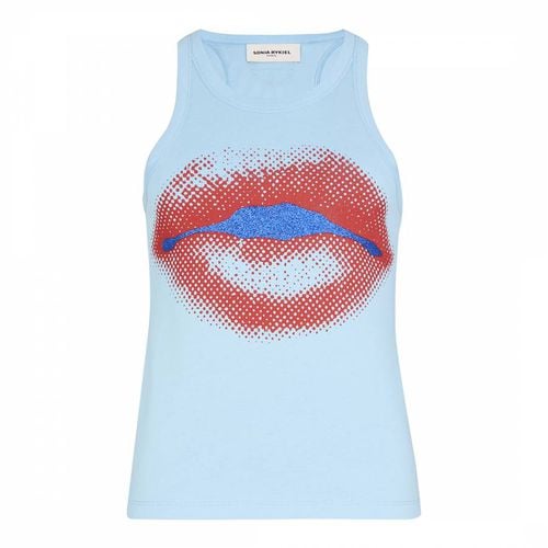 Blue Lips Tank Top - Sonia Rykiel - Modalova