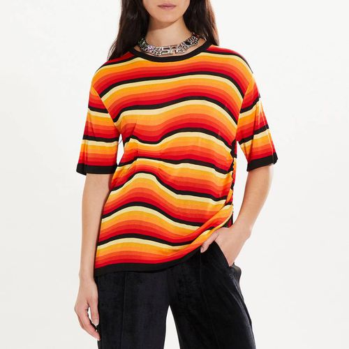 Orange Striped T-shirt - Sonia Rykiel - Modalova