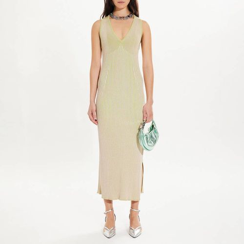 Sage Green Ribbed Dress - Sonia Rykiel - Modalova