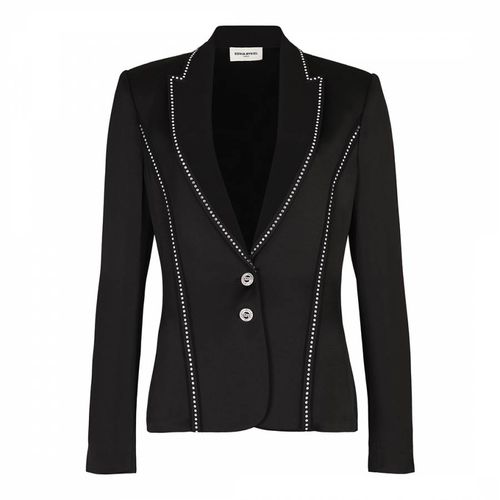 Black Crepe Satin Blazer - Sonia Rykiel - Modalova