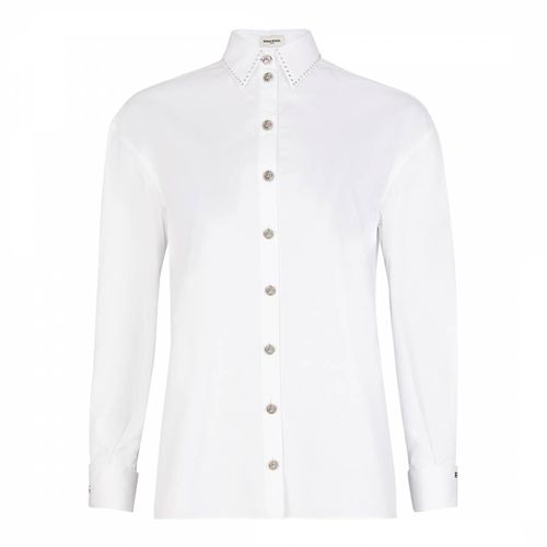 White Poplin Cotton Shirt - Sonia Rykiel - Modalova