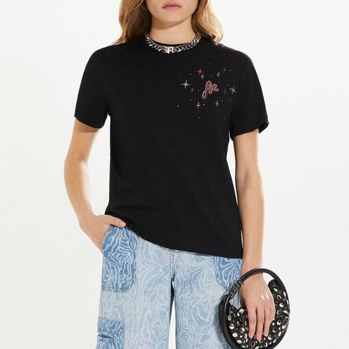 Black Cotton Sparkle T-shirt - Sonia Rykiel - Modalova