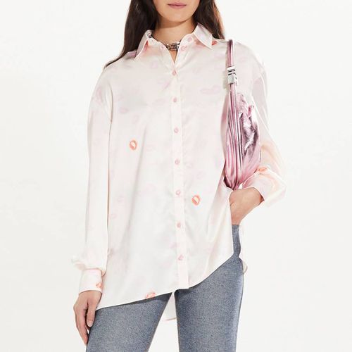 White Fluid Satin Shirt - Sonia Rykiel - Modalova