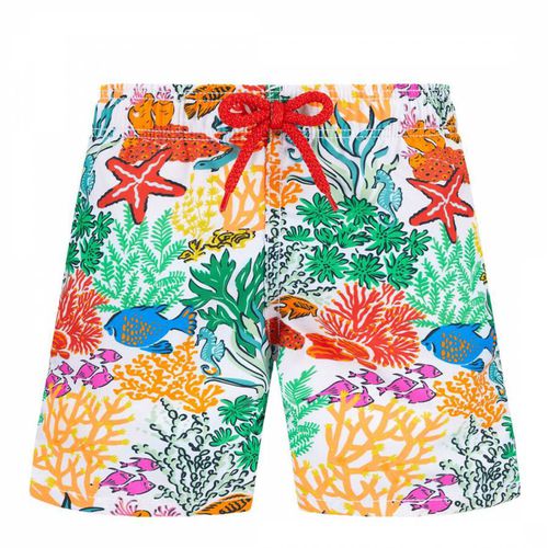 Multi Blanc Jim Boys Swimtrunk - Vilebrequin - Modalova