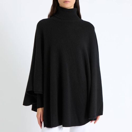 Black Cashmere Roll Neck Poncho - N°· Eleven - Modalova