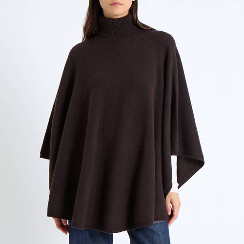 Brown Cashmere Roll Neck Poncho - N°· Eleven - Modalova