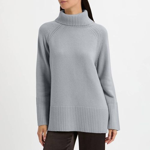 Grey Cashmere Roll Neck Tunic - NÂ°Â· Eleven - Modalova