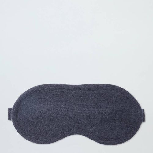 Slate Cashmere Silk Eye Mask - N°· Eleven - Modalova