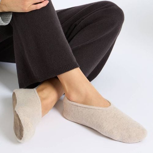 Cream Cashmere Ballet Slippers - N°· Eleven - Modalova