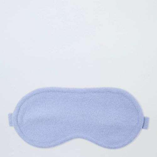 Blue Cashmere Silk Eye Mask - N°· Eleven - Modalova