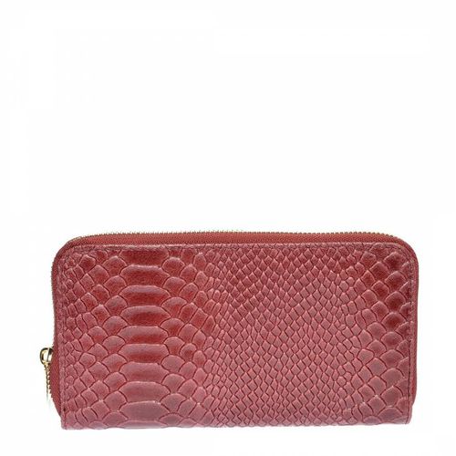 Burgandy Anna Luchini Wallet - Anna Luchini - Modalova