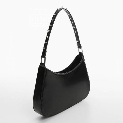 Black Studs Handle Bag - Mango - Modalova