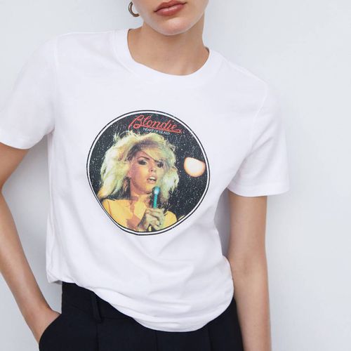 White Blondie T-Shirt - Mango - Modalova