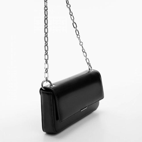 Black Flap Chain Bag - Mango - Modalova