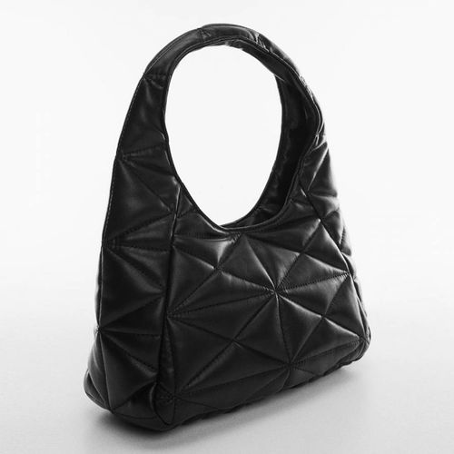 Black Quilted Shoulder Bag - Mango - Modalova