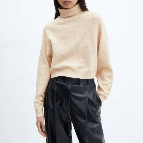 Apricot Roll Neck Relaxed Jumper - Mango - Modalova