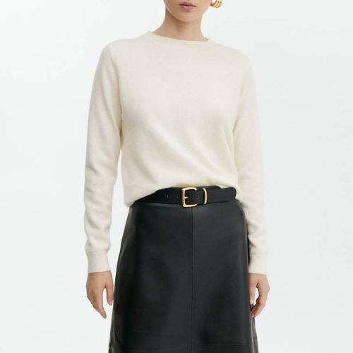 Ecru Cashmere Jumper - Mango - Modalova