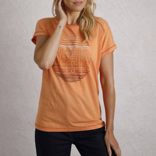 Orange Sunset Cotton T-Shirt - Weird Fish - Modalova