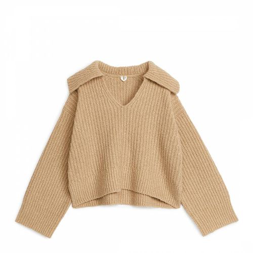 Camel Collared Jumper - ARKET - Modalova