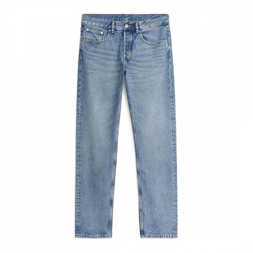 Men's Blue Washed Jean - ARKET - Modalova